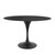 Lippa 48" Artificial Marble Dining Table EEI-4870-BLK-BLK