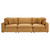 Commix Down Filled Overstuffed Performance Velvet 3-Seater Sofa EEI-4817-COG