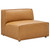 Mingle Vegan Leather 4-Piece Sofa and 2 Ottomans Set EEI-4794-TAN