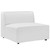 Mingle Vegan Leather Sofa and Ottoman Set EEI-4790-WHI