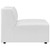 Mingle Vegan Leather Sofa and Ottoman Set EEI-4790-WHI