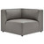 Mingle Vegan Leather 5-Piece Sectional Sofa EEI-4795-GRY