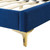 Alexandria Tufted Performance Velvet Full Platform Bed MOD-6934-NAV