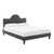 Soleil Performance Velvet Twin Bed MOD-7033-CHA