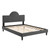 Soleil Performance Velvet Full Bed MOD-7034-CHA