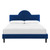 Soleil Performance Velvet Twin Bed MOD-7033-NAV