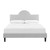 Soleil Performance Velvet Twin Bed MOD-7033-LGR