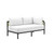 Hanalei Outdoor Patio Right-Arm Loveseat EEI-5030-IVO-WHI