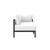 Hanalei Outdoor Patio Right-Arm Loveseat EEI-5030-IVO-WHI