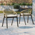 Meadow Outdoor Patio Dining Chairs Set of 2 EEI-4995-NAT-WHI