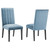 Catalyst Performance Velvet Dining Side Chairs - Set of 2 EEI-5081-LBU