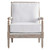 Revel Upholstered Fabric Armchair EEI-5452-NAT-WHI