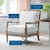 Revel Upholstered Fabric Armchair EEI-5452-NAT-WHI