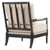 Revel Upholstered Fabric Armchair EEI-5453-BLK-BEI