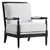 Revel Upholstered Fabric Armchair EEI-5453-BLK-WHI