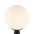 Apex Glass Globe Glass Table Lamp EEI-5621-WHI-BLK