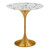 Lippa 20" Round Terrazzo Side Table EEI-5687-GLD-TER