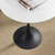 Lippa 20" Round Side Table EEI-5688-BLK-WHI