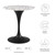 Lippa 28" Round Terrazzo Dining Table EEI-5700-BLK-WHI