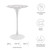 Lippa 28" Round Terrazzo Bar Table EEI-5707-WHI-WHI