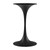 Lippa 20" Round Terrazzo Side Table EEI-5692-BLK-TER