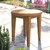 Brisbane Teak Wood Outdoor Patio Side Table EEI-5604-NAT