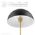 Ideal Metal Table Lamp EEI-5629-BLK-SBR