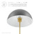 Ideal Metal Table Lamp EEI-5629-GRY-SBR