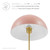Ideal Metal Table Lamp EEI-5629-PNK-SBR