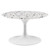 Lippa 28" Round Terrazzo Coffee Table EEI-5710-WHI-WHI