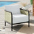 Hanalei 2-Piece Outdoor Patio Furniture Set EEI-5763-IVO-WHI