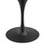 Lippa 40" Round Terrazzo Dining Table EEI-5725-BLK-WHI