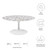 Lippa 36" Round Terrazzo Coffee Table EEI-5719-WHI-WHI