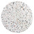 Verne 40" Round Terrazzo Dining Table EEI-5726-GLD-WHI