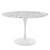 Lippa 47" Round Terrazzo Dining Table EEI-5728-WHI-WHI