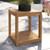 Carlsbad Teak Wood Outdoor Patio Side Table EEI-5607-NAT