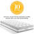 Jenna 8" Innerspring and Memory Foam Narrow Twin Mattress MOD-6132-WHI