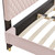 Harlow Full Performance Velvet Platform Bed Frame MOD-6269-PNK