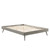 Margo Full Wood Platform Bed Frame MOD-6229-GRY