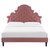 Gwyneth Tufted Performance Velvet Full Platform Bed MOD-6759-DUS
