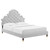 Gwyneth Tufted Performance Velvet Full Platform Bed MOD-6758-LGR