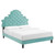 Gwyneth Tufted Performance Velvet Full Platform Bed MOD-6759-MIN