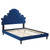 Gwyneth Tufted Performance Velvet Full Platform Bed MOD-6759-NAV