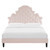 Gwyneth Tufted Performance Velvet Full Platform Bed MOD-6759-PNK