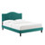 Juniper Channel Tufted Performance Velvet Twin Platform Bed MOD-6744-TEA