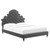 Gwyneth Tufted Performance Velvet Full Platform Bed MOD-6758-CHA