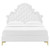 Gwyneth Tufted Performance Velvet Full Platform Bed MOD-6757-WHI