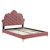 Gwyneth Tufted Performance Velvet Full Platform Bed MOD-6757-DUS