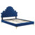 Gwyneth Tufted Performance Velvet Full Platform Bed MOD-6757-NAV