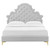 Gwyneth Tufted Performance Velvet King Platform Bed MOD-6760-LGR